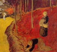 Serusier, Paul - The Fern Harvesters in the Boid d'Amour at Pont Aven